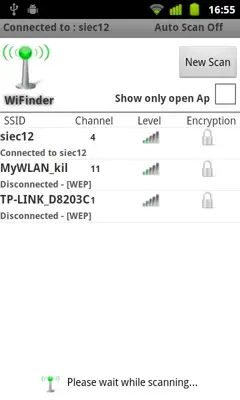 WiFinder android App screenshot 2